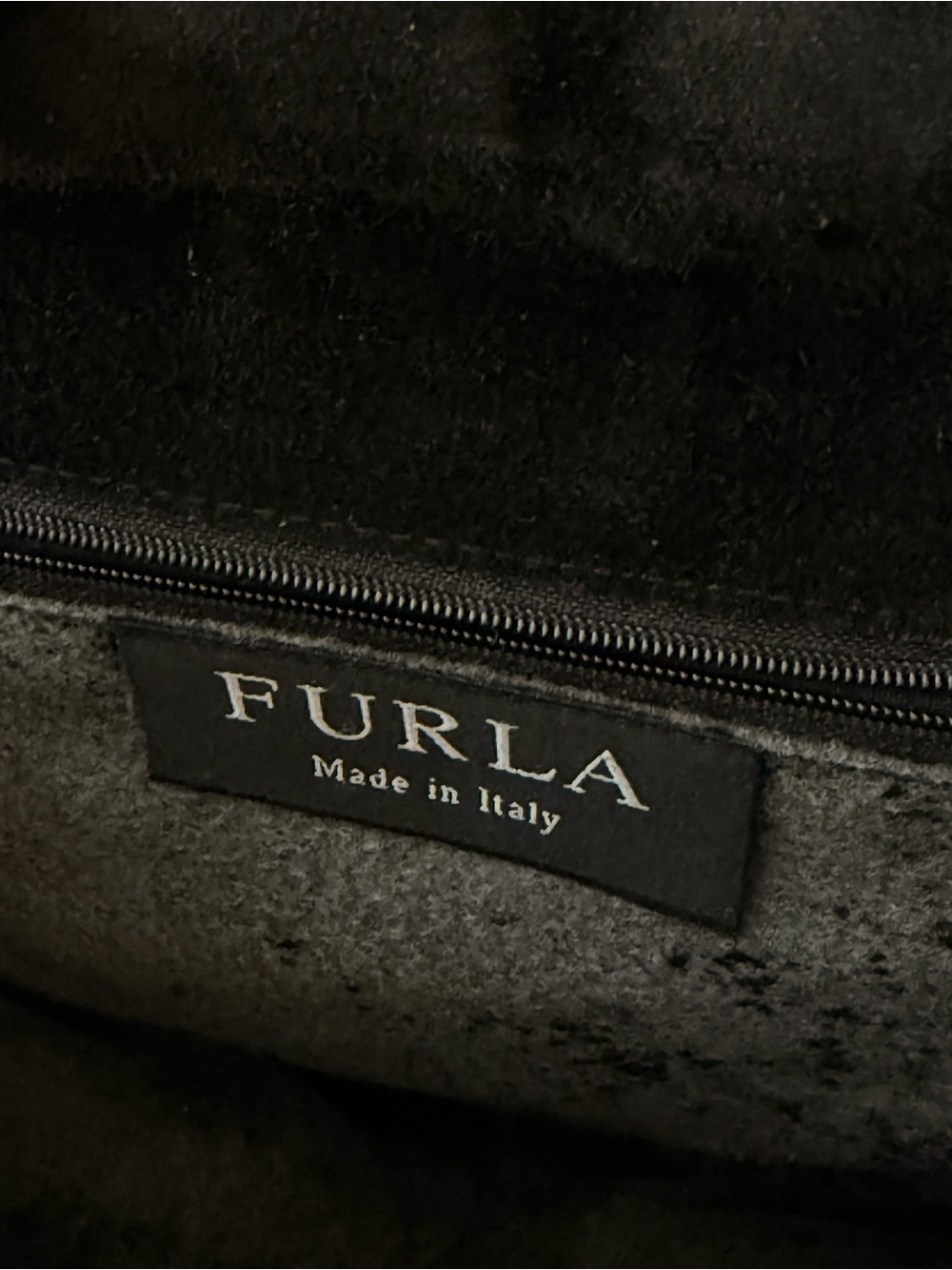 Vintage Furla embossed croc 90s style handbag purse shoulder bag quiet luxury - Picture 7 of 13